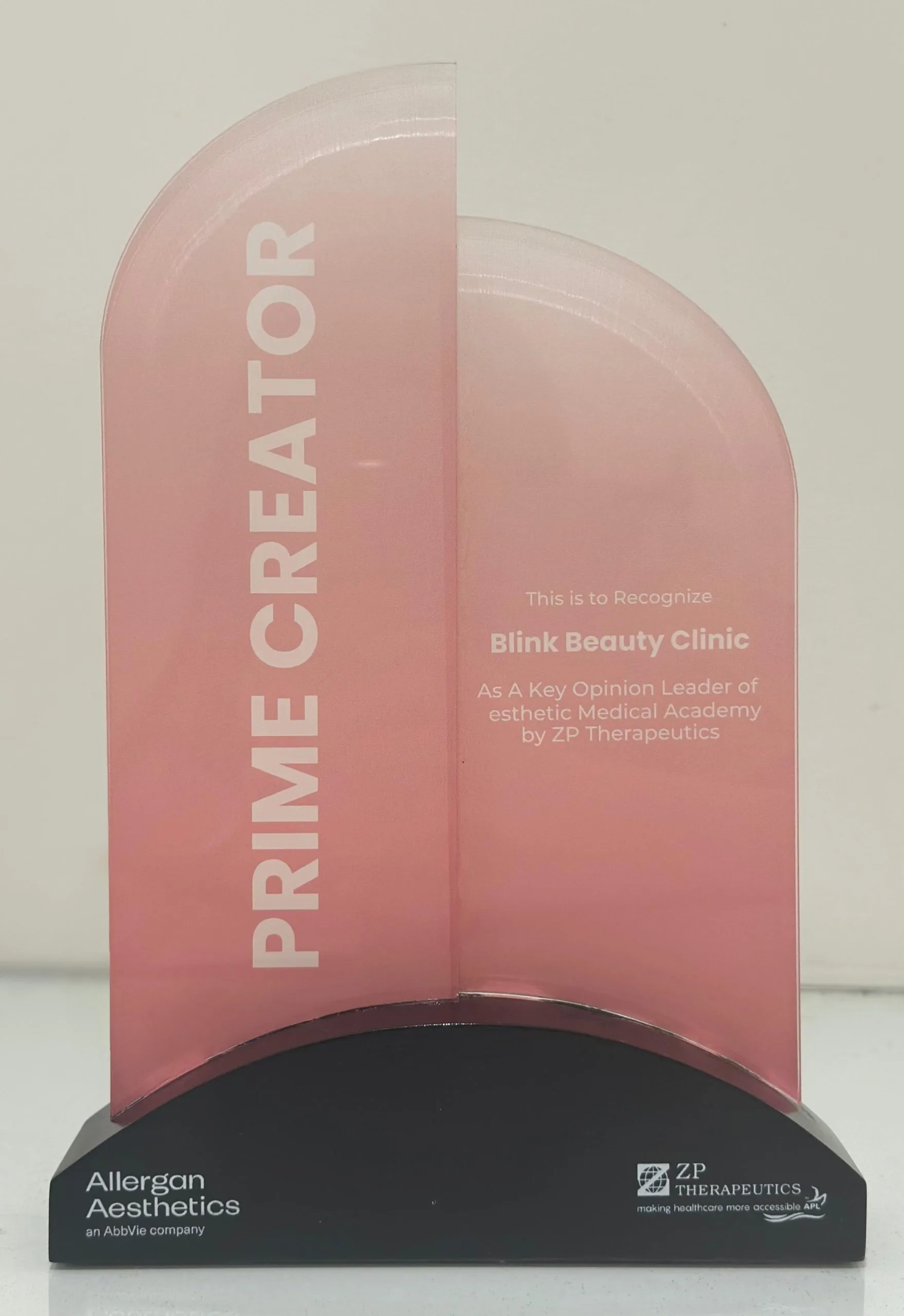 Klinik kecantikan Blink sebagai pemimpin opini utama akademi medis estetika oleh zp therapeutics