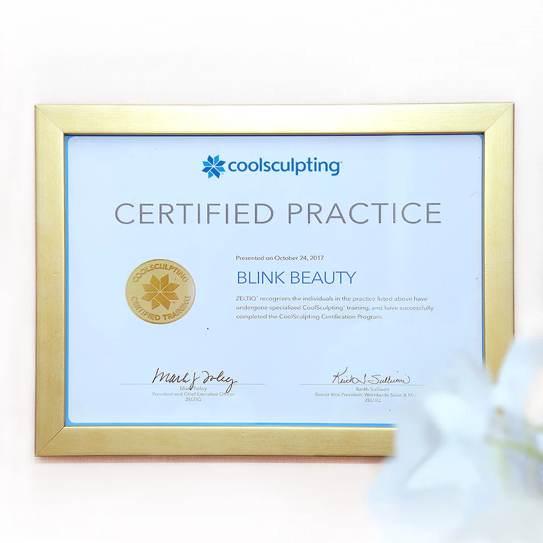 Praktik bersertifikat Coolsculpting